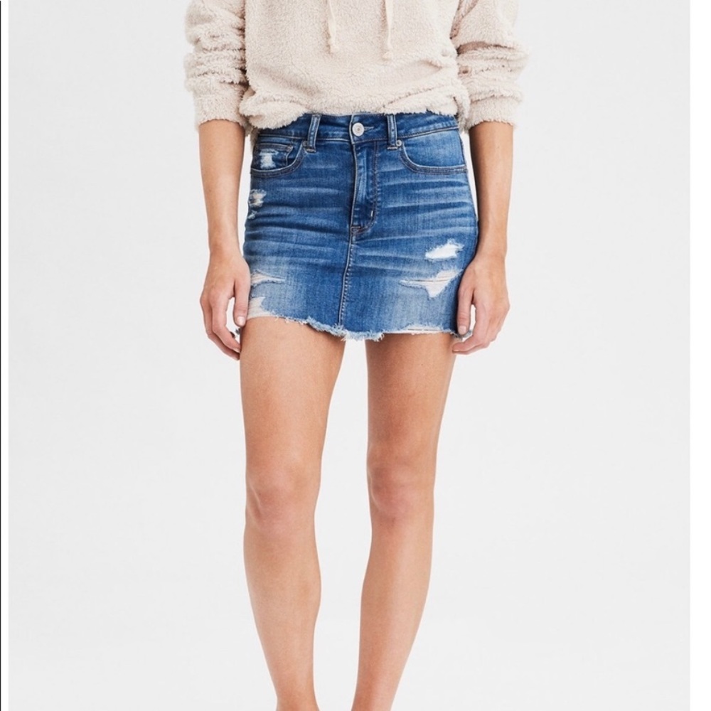 AE denim skirt